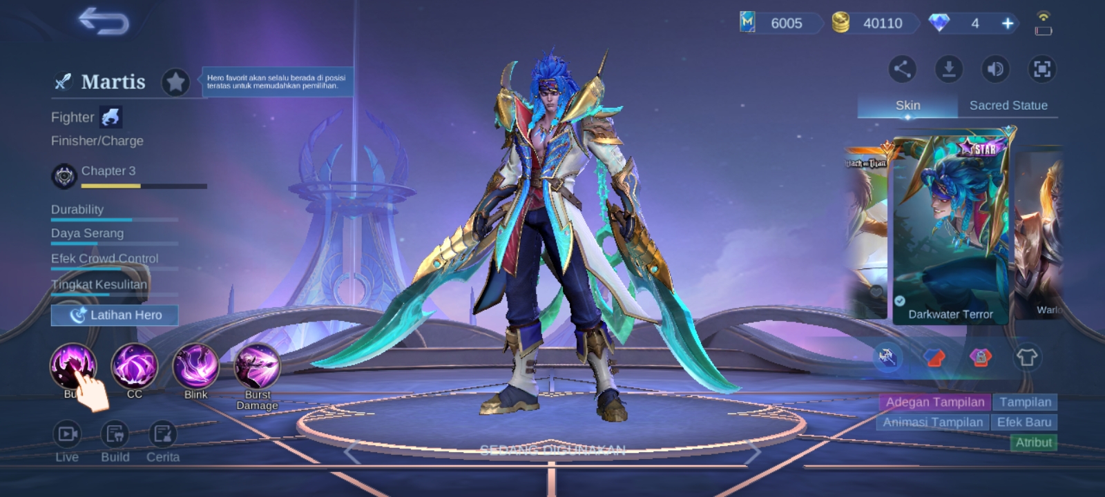 Akun ML Claude Mecha Dragon PRIME + M4 Beatrix | Kolektor Senior IV | Take Segmail