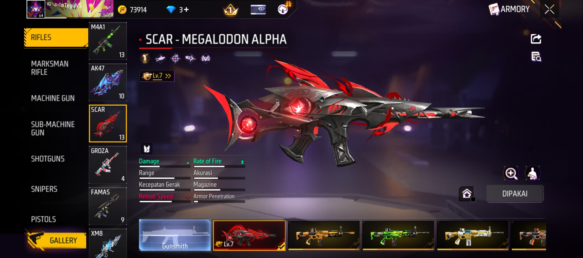 Akun FREE FIRE